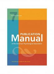 Publication Manual Of The American Psychological Association Hardcover 7