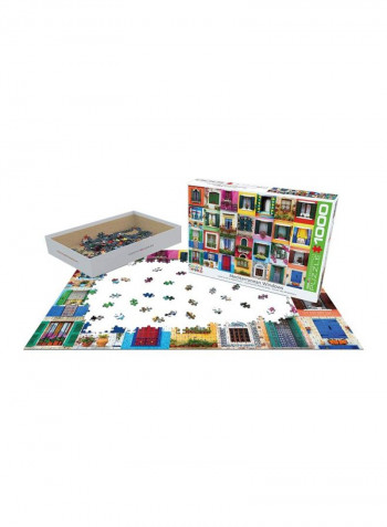 1000-Piece Mediterranean Windows Jigsaw Puzzle 6000-5350