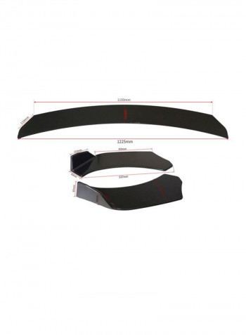 3-Piece Universal Car Bumper Kit