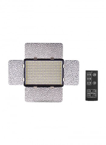 LED Photography Lighting Kit Black/Silver