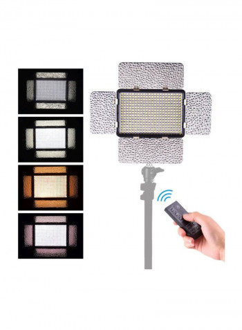 LED Photography Lighting Kit Black/Silver