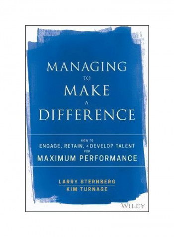 Managing To Make A Difference Hardcover