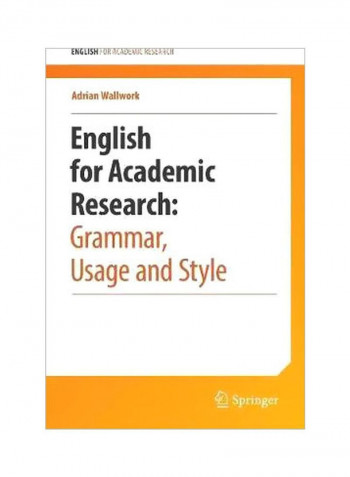 English For Academic Research: Grammar, Usage And Style Paperback