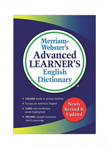 Merriam-Webster S Advanced Learner's English Dictionary Paperback 2