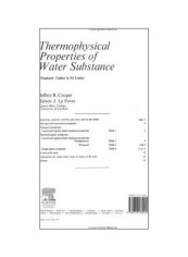 Thermophysical Properties Of Water Substance : Students' Tables In SI Units Paperback
