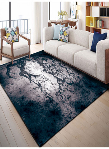 Abstract Print Soft Bedroom Mat Multicolour 80(W)x160(L)centimeter