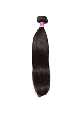 Unprocessed Brazilian Straight Hair Extension Black 20inch