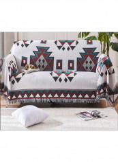 Geometry Pattern Sofa Slipcover Multicolour 180 x 300centimeter