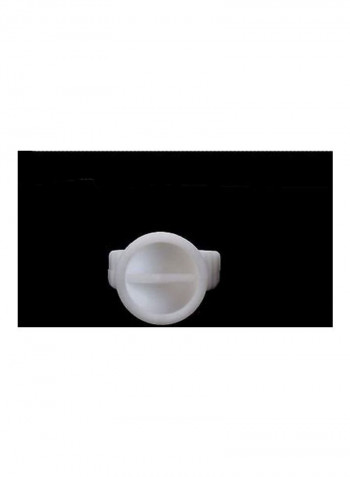 500-Piece Disposable Nail Art Tattoo Glue Holder أبيض