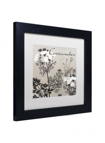 Flowering Herbs IV Framed Wall Art Multicolour 11 x 11inch
