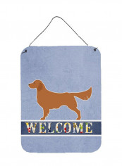 Golden Retriever Dog Printed Wall/Door Hanging Multicolour 16 x 12inch