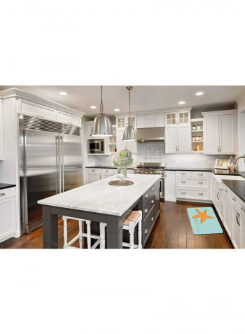 Starfish Welcome Kitchen Mat Multicolour 11 x 11inch