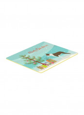 Boston Terrier Merry Christmas Tree Kitchen/Bath Mat Multicolour 11 x 11inch