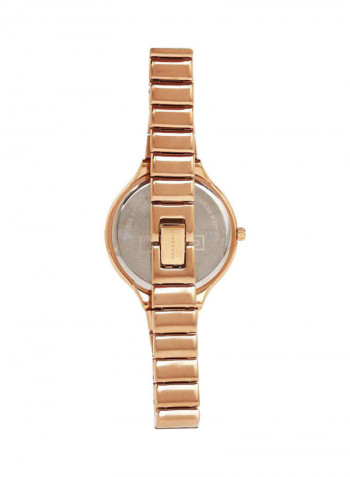 Women's Stainless Steel Strap Analog Wrist Watch