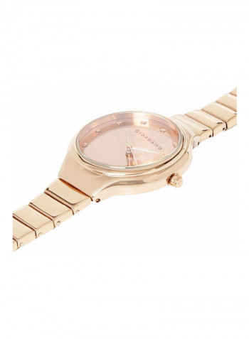 Women's Stainless Steel Strap Analog Wrist Watch