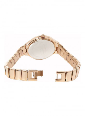 Women's Stainless Steel Strap Analog Wrist Watch
