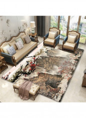 3D Landscape Pattern Supple Anti-Slip Rug Multicolour 120 x 160cm