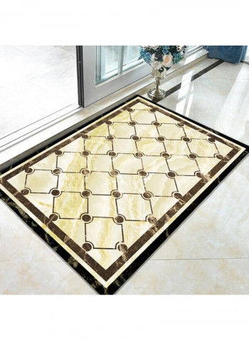 European Style Simple Plaids Pattern Comfy Floor Rug Multicolour 120x160cm