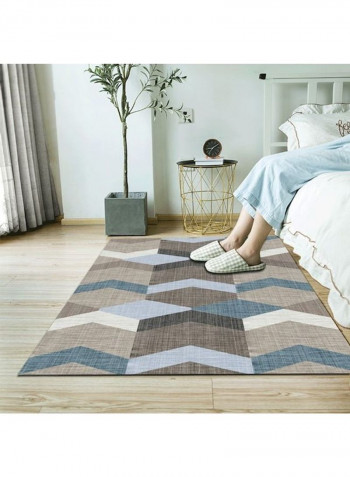 Modern Simple Geometric Pattern Rectangle Rug Multicolour 120x160cm