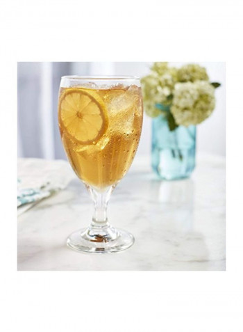 12-Piece Goblet Glass Clear 16.25ounce