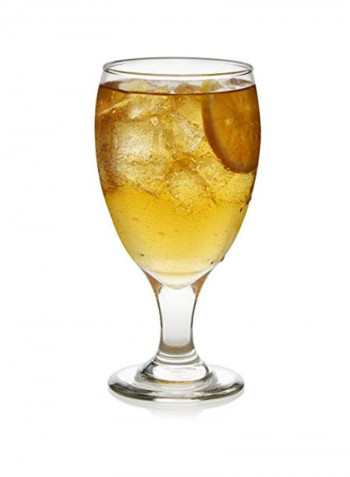 12-Piece Goblet Glass Clear 16.25ounce