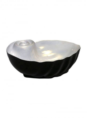 Shell Shaped Serving Bowl White 96ounce