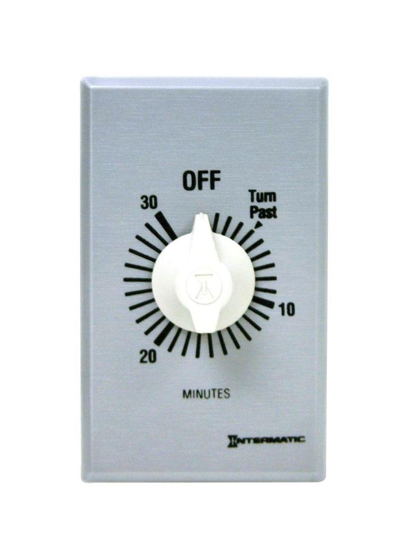 Wall Timer With Auto Shut Grey