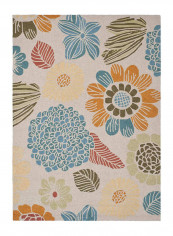 Four Seasons Collection Hand-Hooked Area Rug Multicolour 68.58 x 114.3centimeter