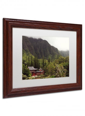 Hawaii Wooden Framed Wall Art Multicolour 11 x 14inch