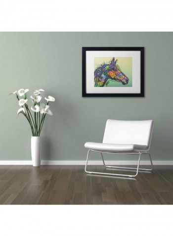 Basha Custom 3 Wall Art Multicolour 11 x 14inch