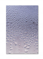 Condensation On A Cold Window Canvas Wall Art Grey 16 x 24inch