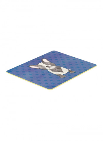 French Bulldog Polkadot Kitchen Mat Multicolour 11 x 14inch