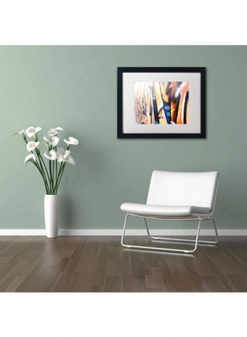 Graffiti Framed Wall Art Multicolour 11 x 14inch