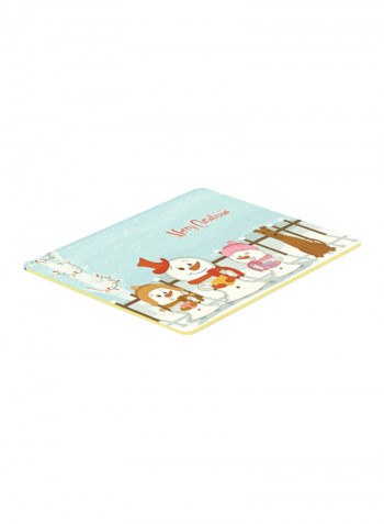 Merry Christmas Carolers Irish Terrier Kitchen/Bath Mat Multicolour 11 x 14inch