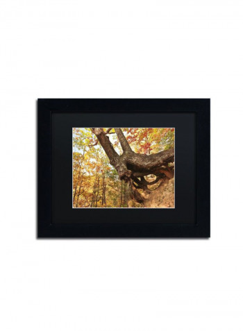 Tree Of Shelter Framed Wall Art multicolour 11 x 14inch