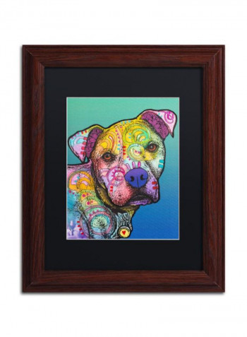 Zeus Custom 004 Wooden Frame Wall Art Multicolour 11 x 14inch