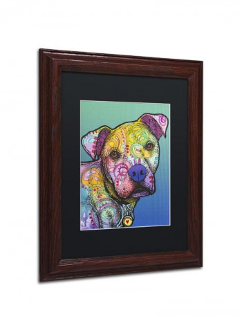 Zeus Custom 004 Wooden Frame Wall Art Multicolour 11 x 14inch