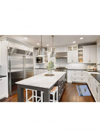 Saarloos Wolfdog Welcome Kitchen Mat Multicolour 11 x 14inch