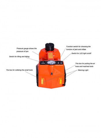 Electric Car Jack With Air Compressor