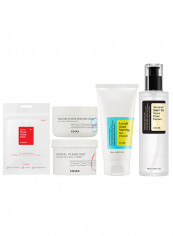 Acne pimple master patch + moisture power enhanced cream + Original clear pad + low ph good morning gel cleanser + advance gel 96 385ml x 21g