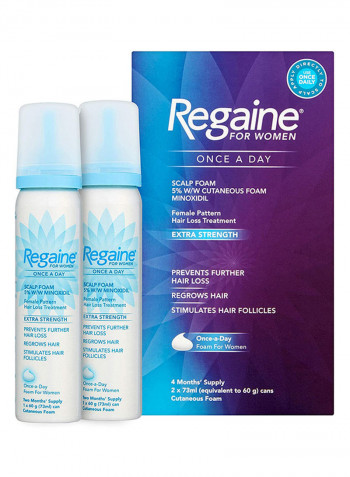 Hair Regrowth Foam Pack Of 2 146ml