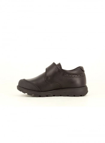 Girls Leather Comforts Black