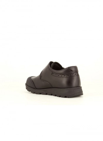 Girls Leather Comforts Black