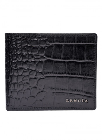 Casual Leather Wallet Black