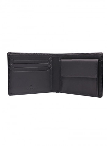 Casual Leather Wallet Black