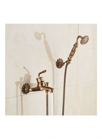 Full Copper Retro Bathroom Luxury Hot And Cold Shower Set Multicolour 25 x 18 x 20cm