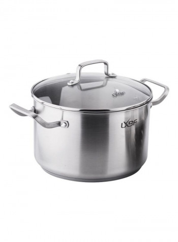 Pasta Cooking Pot Silver 34 x 18 x 26cm
