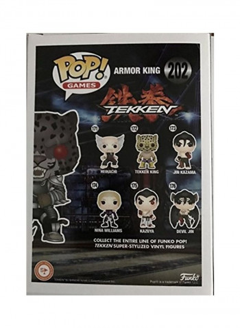 Tekken Armor King Figure 4x10inch