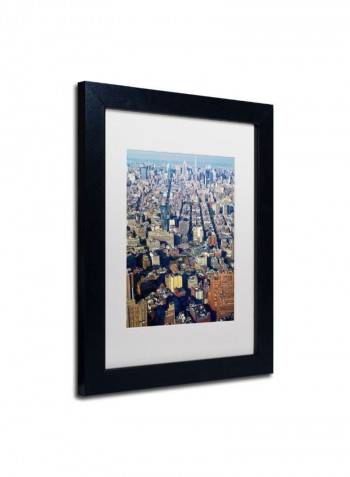 Lower Manhattan Wall Art Multicolour 11 x 14inch