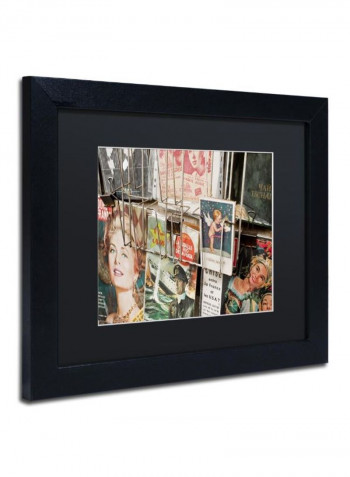 Magazine Rack Wall Art Multicolour 11 x 14inch